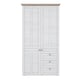 image 2 of Illoppa 2 Door Wardrobe in Snowy Oak/Oak Nelson