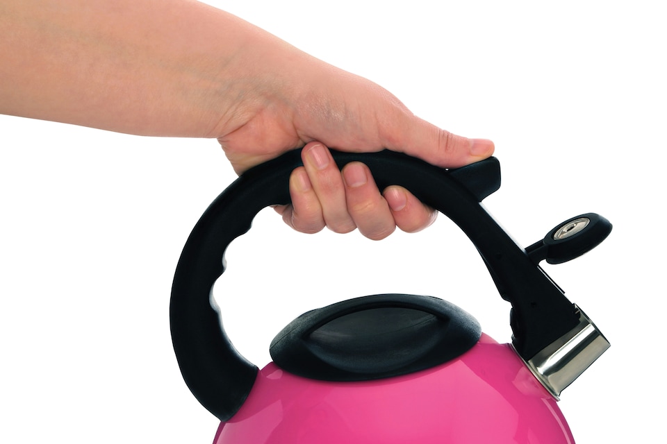 image 1 of Hot Pink 2500ml Whistling Kettle