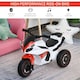 image 8 of HOMCOM Kids Ride-On Police Bike 3-Wheel Vehicle w/ Music Lights 18-36 Mths