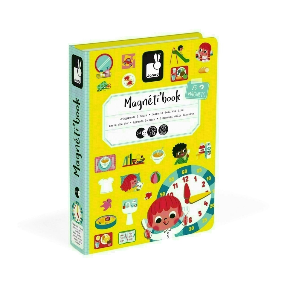 image 1 of Janod Tell The Time Magneti' Book