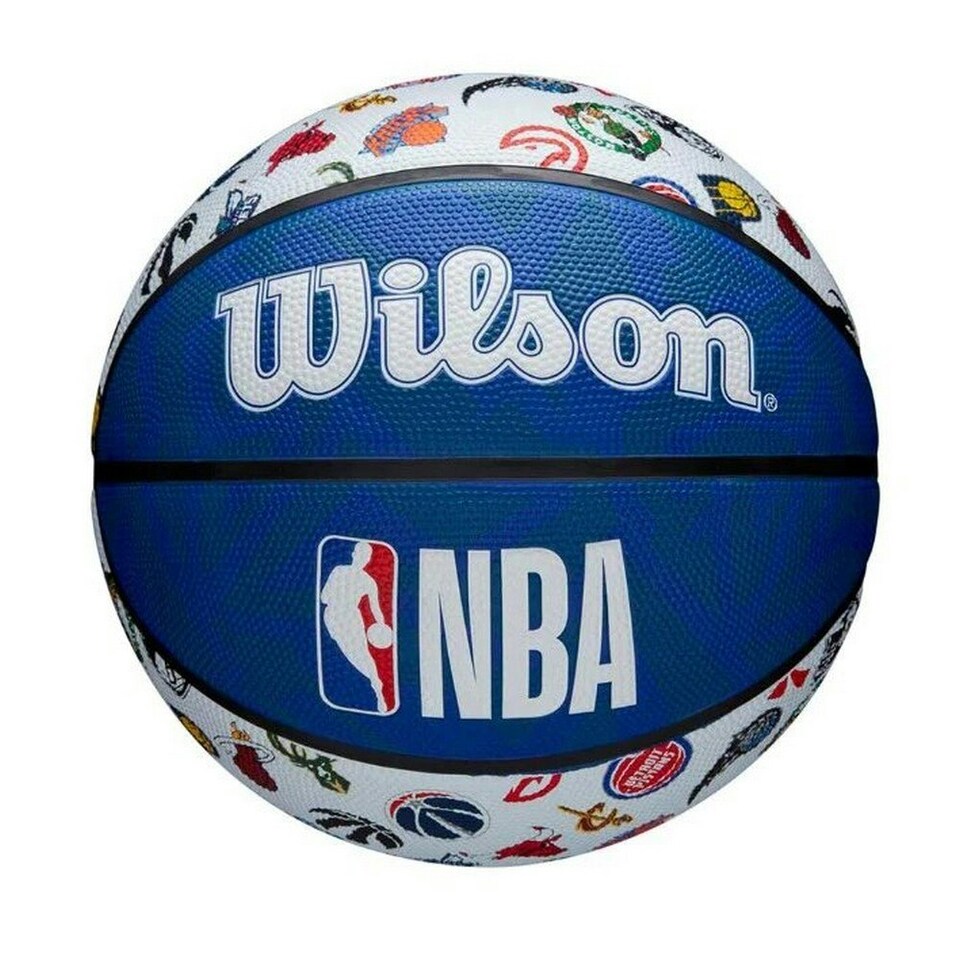 NBA Team Tribute Wilson Basketball - Blue/White - 7