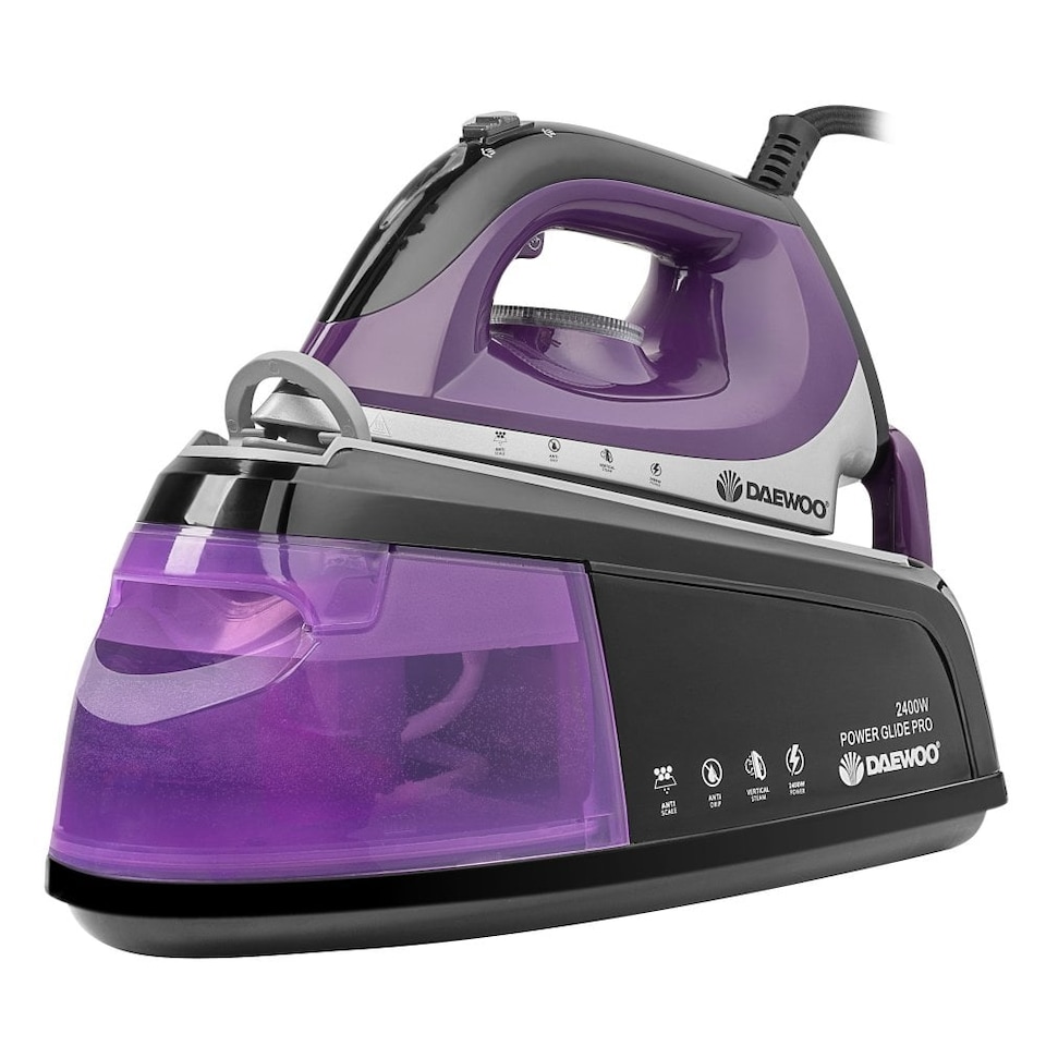 image 1 of Daewoo 2400W Electric Steam Generator Iron 1.2 Litre Station with Ceramic Soleplate