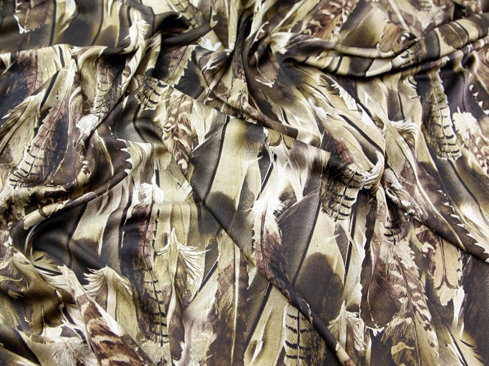 Brown Royal Micro Satin Fabric for Dressmaking, 150cm / 59" Wide - per metre