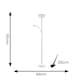 image 3 of ValueLights Orion White Metal Father Son Upright and Side Adjustable Floor Lamp