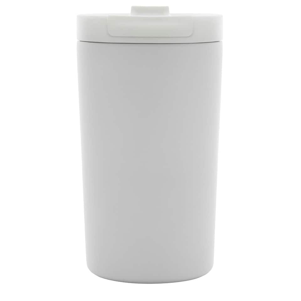 image 1 of XD Collection Recycled Stainless Steel Vacuum Insulated 300ml Mug - White - One Size | White | 1
