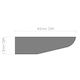 image 3 of PACK OF 20 (Total 20 Units) - 19mm x 50mm (15mm x 45mm Finish) Chamfered & Rounded Timber Architrave - 1.2m Length