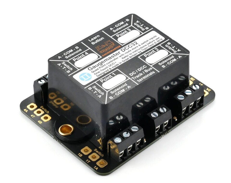 image 1 of Gaugemaster DCC Point Motor Decoder w/CDU 4 Way (Twin Pack)