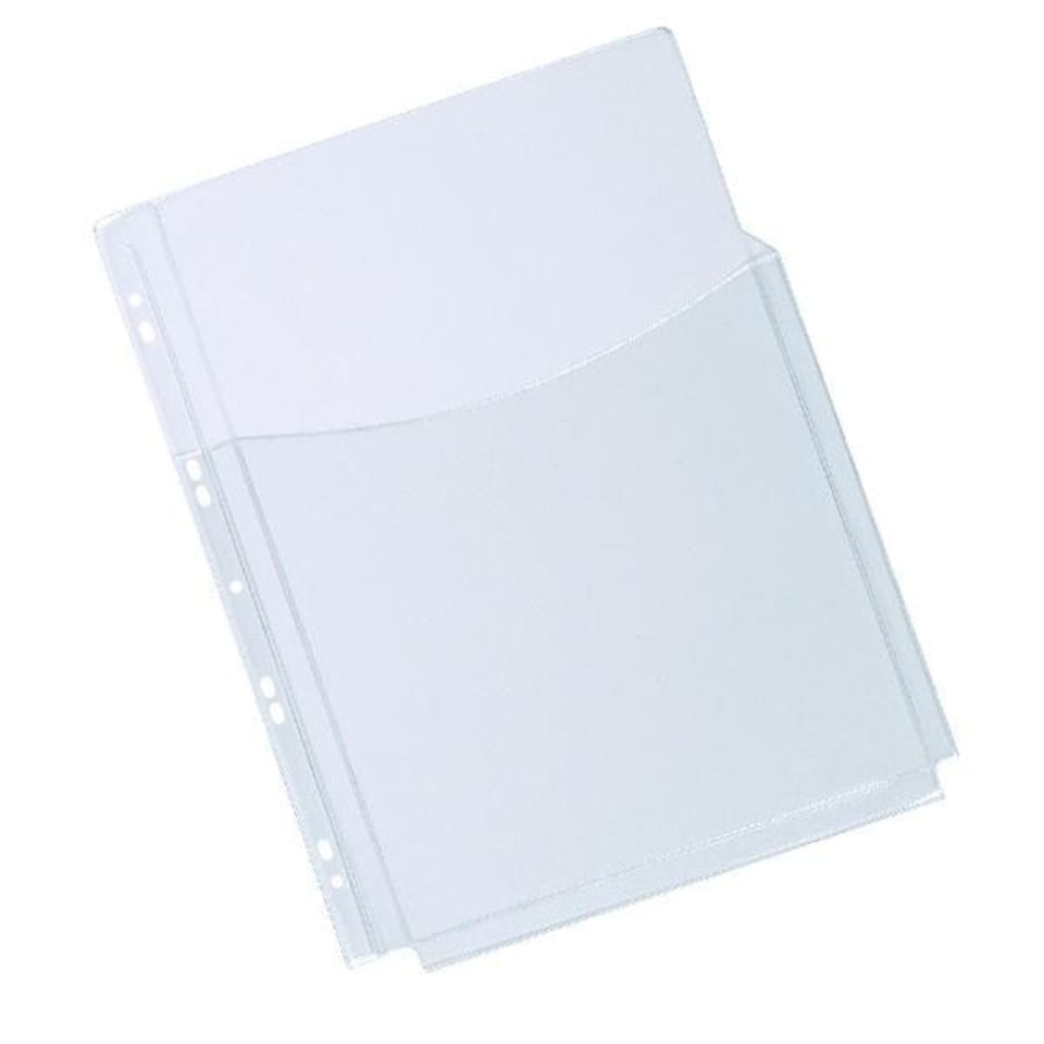 image 1 of Q-Connect Expanding Punched Pocket 3/4 Length Front A4 (Pack of 5)