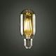 image 3 of ValueLights 3 Pack Vintage Filament E27 Amber Glass Radio Valve LED 4W Warm White 2700K 400lm Light Bulb
