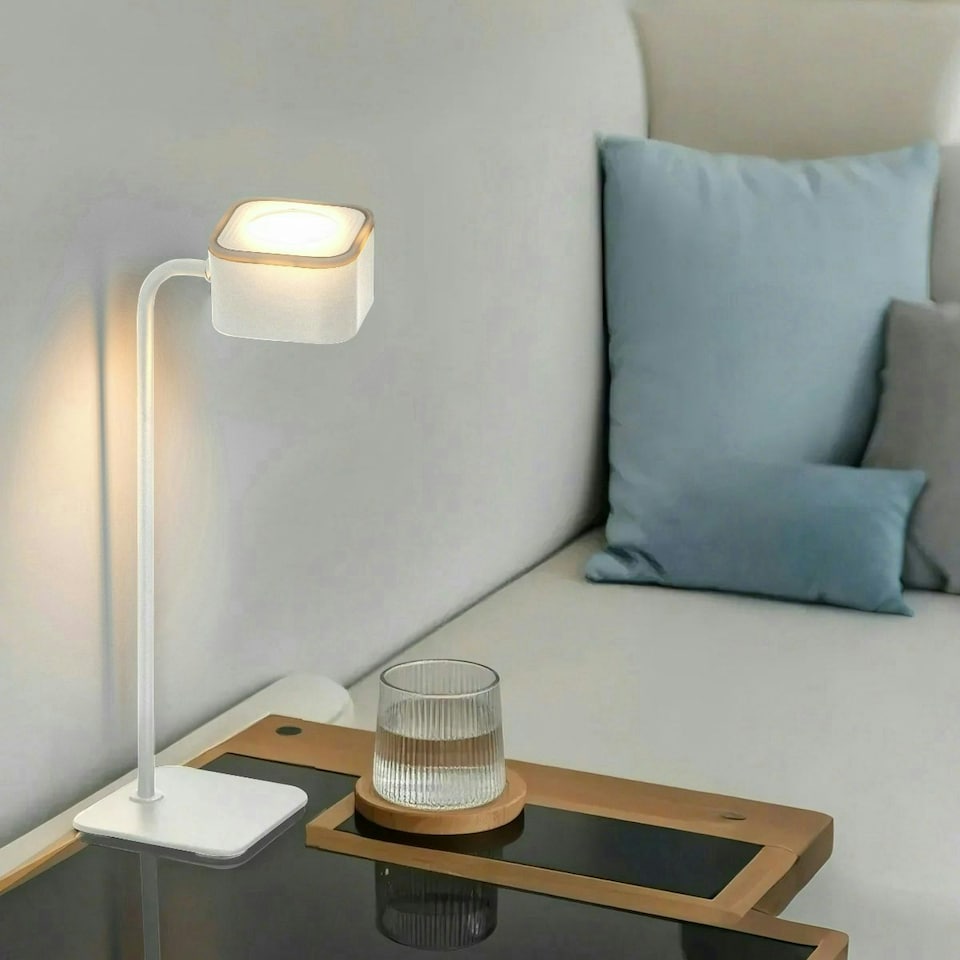 image 1 of Xtralite Geo Cube LED Magnetic Lamp White