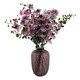 image 3 of 30cm Mulberry Purple Bubble Glass Vase Purple