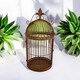 image 4 of Garden Mirror Cage - Metal - L17 x W32 x H63 cm - Rusty