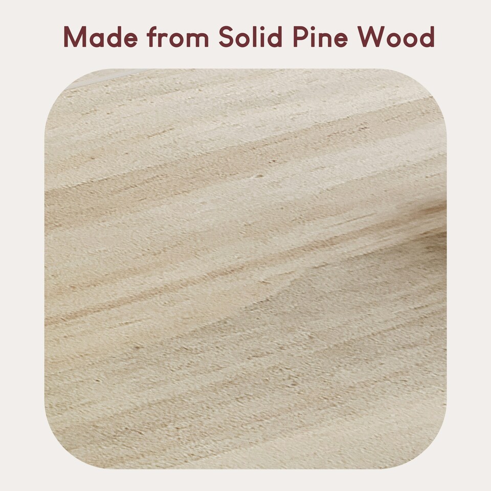 image 1 of Vida Designs Panama 5 Drawer Chest of Drawers Bedroom Storage, Solid Pine Wood