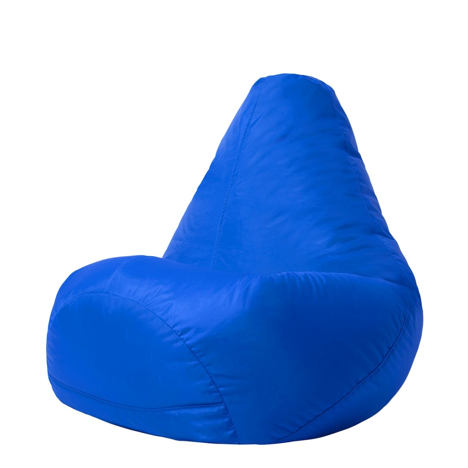image 1 of icon Kids High Back Bean Bag Blue Indoor Outdoor Childrens Bean Bags Blue