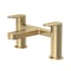 image 1 of Cascade Round Deck Mounted Bath Filler Tap - Brushed Brass | Copper | Brushed Brass | 1