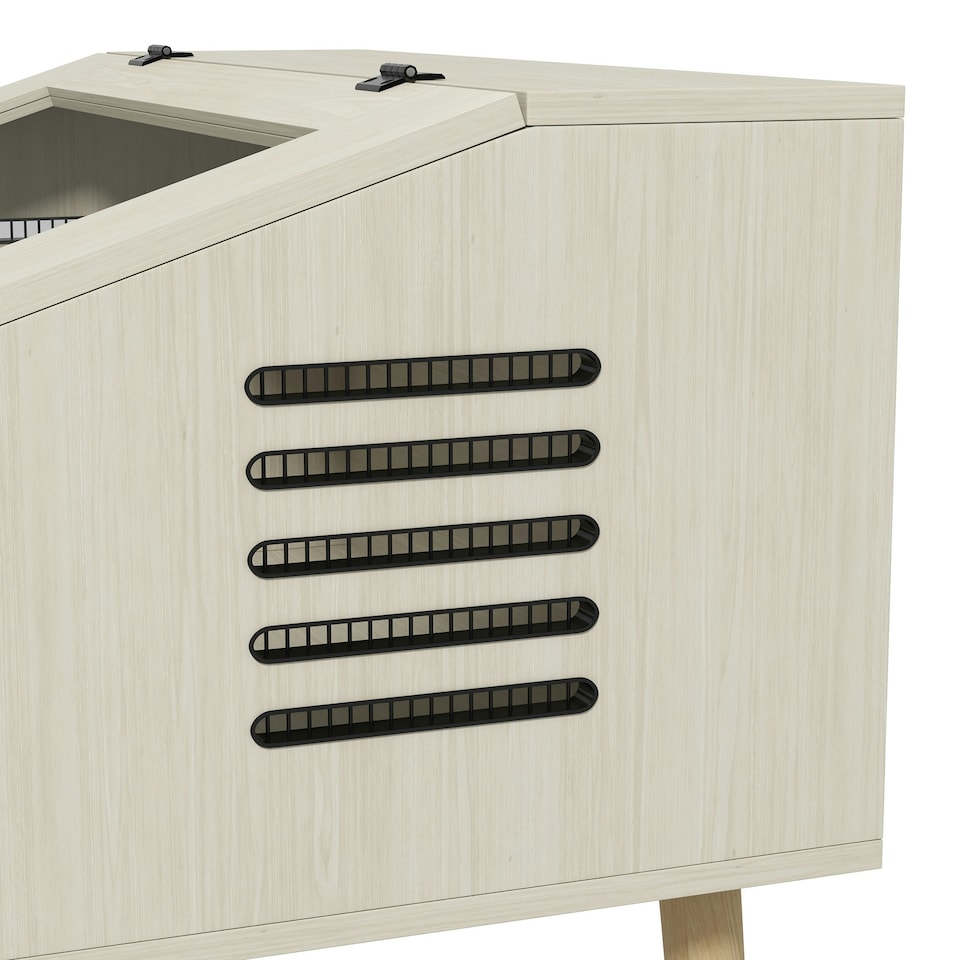 image 1 of PawHut Reptile Terrarium, 140L Snake Vivarium with Tempered Glass Windows