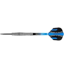 Harrows Razr Tungsten Darts - 24gm - Silver/Black/Blue - Nodor - DATRA24