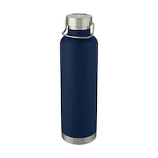 Avenue Thor Copper Plated 1L Flask - Dark Blue - One Size