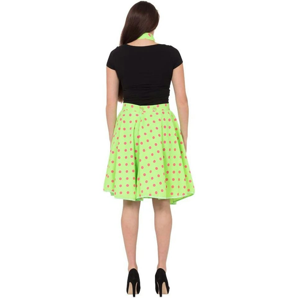 image 1 of Bristol Novelty Womens/Ladies Rock N Roll Skirt - Green - One Size One Size