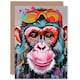 image 1 of Chimp Graffiti Pop Kids Child Kids Birthday Card