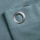 image 5 of Velvet Chenille Unlined Ring Top Curtains - 142cm x 229cm - Teal