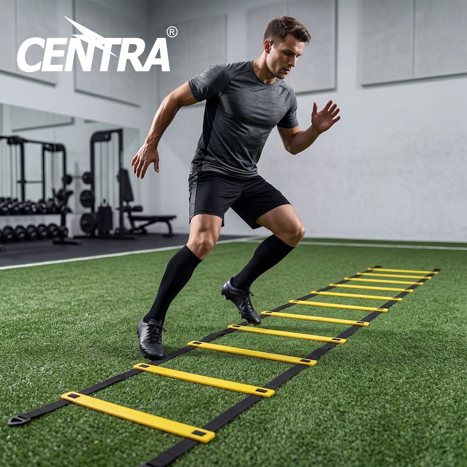 image 1 of Centra Football Training Equipment Agility Ladder Training Kit Speed Cones Set