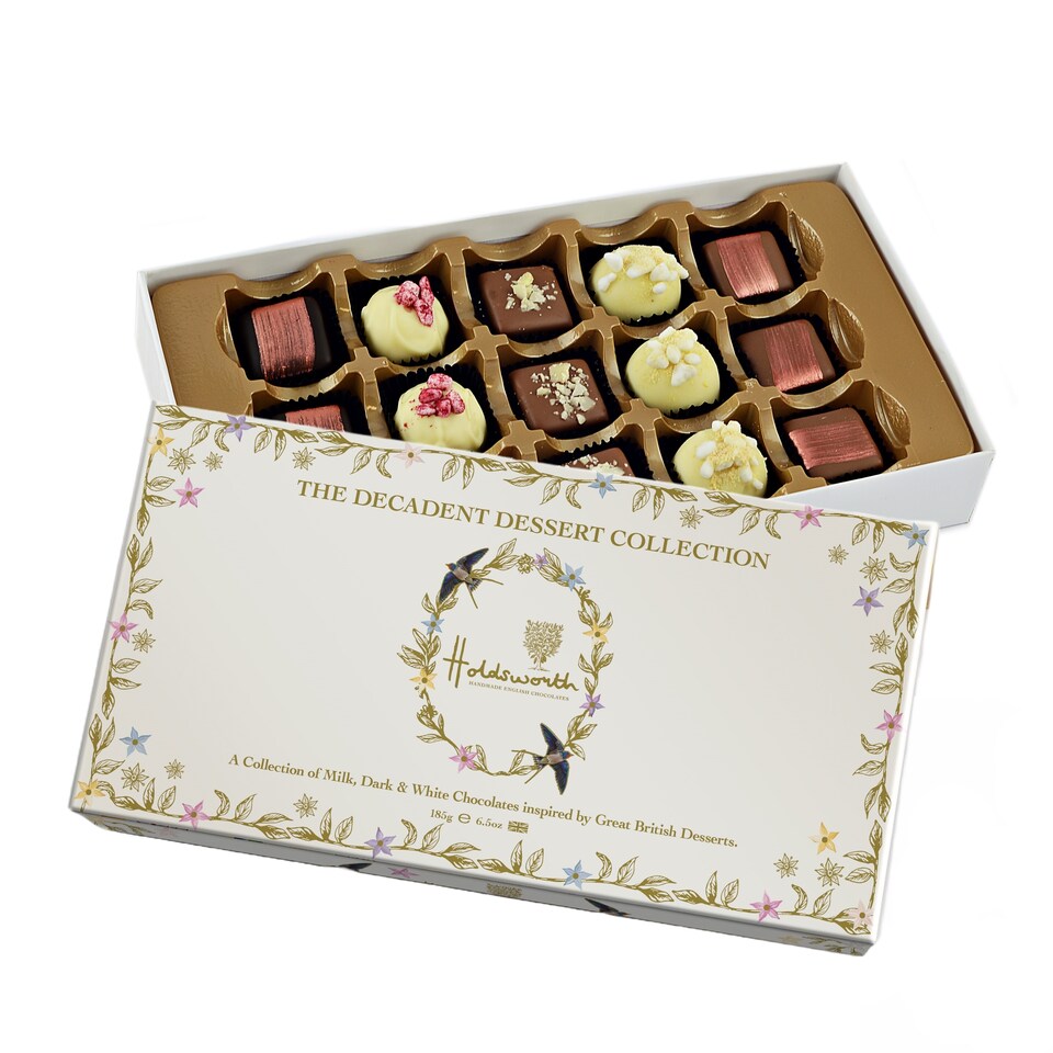 image 1 of Holdsworth Chocolates Decadent Dessert Truffles Gift Box 185g