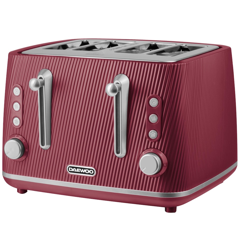 image 1 of Daewoo Cascade Matching Kettle and 4 Slice Toaster Set 1.7L 3KW