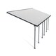 image 1 of Patio Cover Feria 4M Deep 4X8.50 Clear - Polycarbonate - L850 x W385 x H305 - Grey Grey