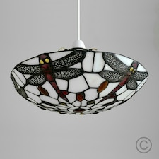 ValueLights Tiffany Style Multicolour Ceiling Pendant Shade