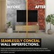image 2 of NOVECRAFTO 3D Brick Effect Wall Panels – 6 PVC Sheets, Covers 29.76 sq ft (2.76 sqm), 96x48cm Each – Red Faux Brick Look, Easy DIY Wall Cladding Red