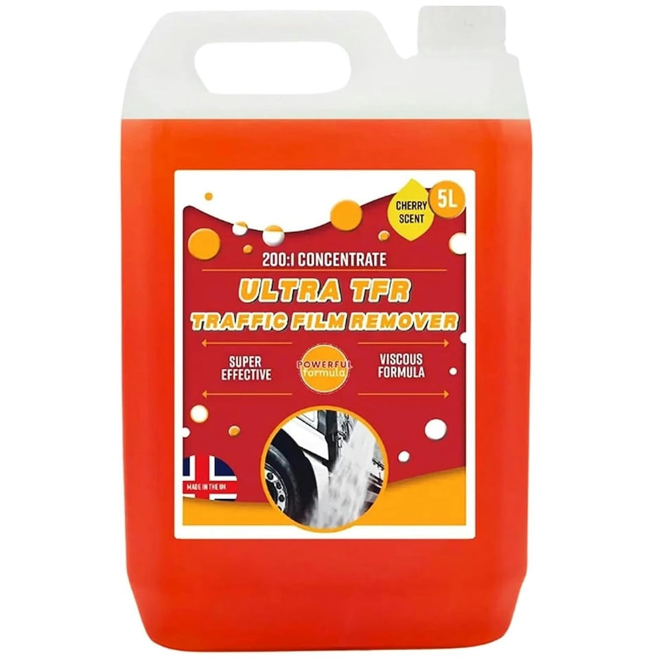 image 1 of 4 x Ultra TFR Car Detailing & Cleaning 5 Litre Traffic Film Remover Pre Wash Spray
