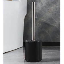 Showerdrape Echo Black Toilet Brush & Holder