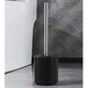 image 1 of Showerdrape Echo Black Toilet Brush & Holder
