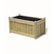 image 2 of Multi Pack of 2 - Elegant Rectangular Trough Planter - Timber - L50 x W100 x H52 cm - Minimal Assembly Required | Brown