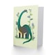 image 2 of Dinosaur Apatosaurus Kids Birthday Child Kids Card
