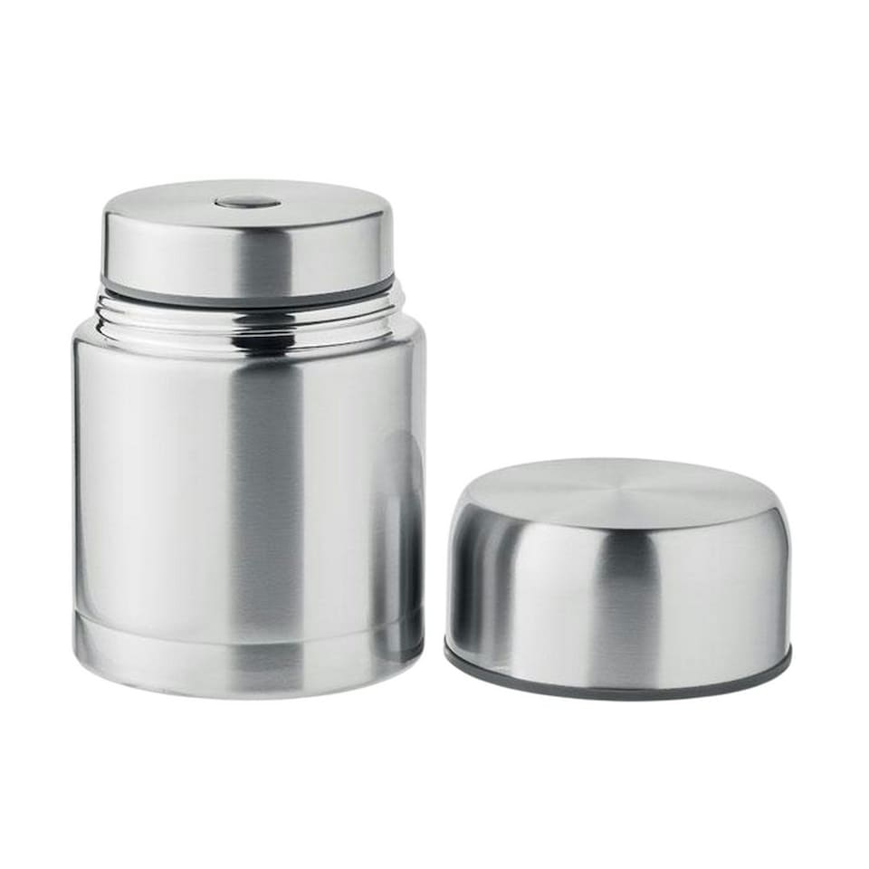 image 1 of MidOcean Chiniwa Double Wall 800ml Jar - Matt Silver - One Size