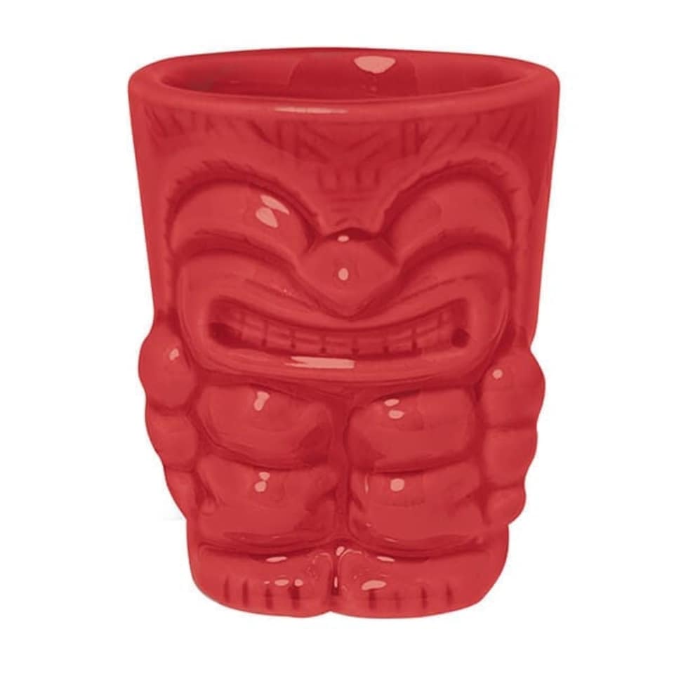 image 1 of Bar Bespoke Ceramic Tiki Shots 4 Pack