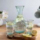 image 5 of Verano Spanish Ceramics Recycled Glass Boy & Girl Decanter - 1L