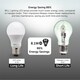 image 5 of BELL Lighting E27 LED GLS 8.1W Energy Saving Bulbs Natural White 4000K