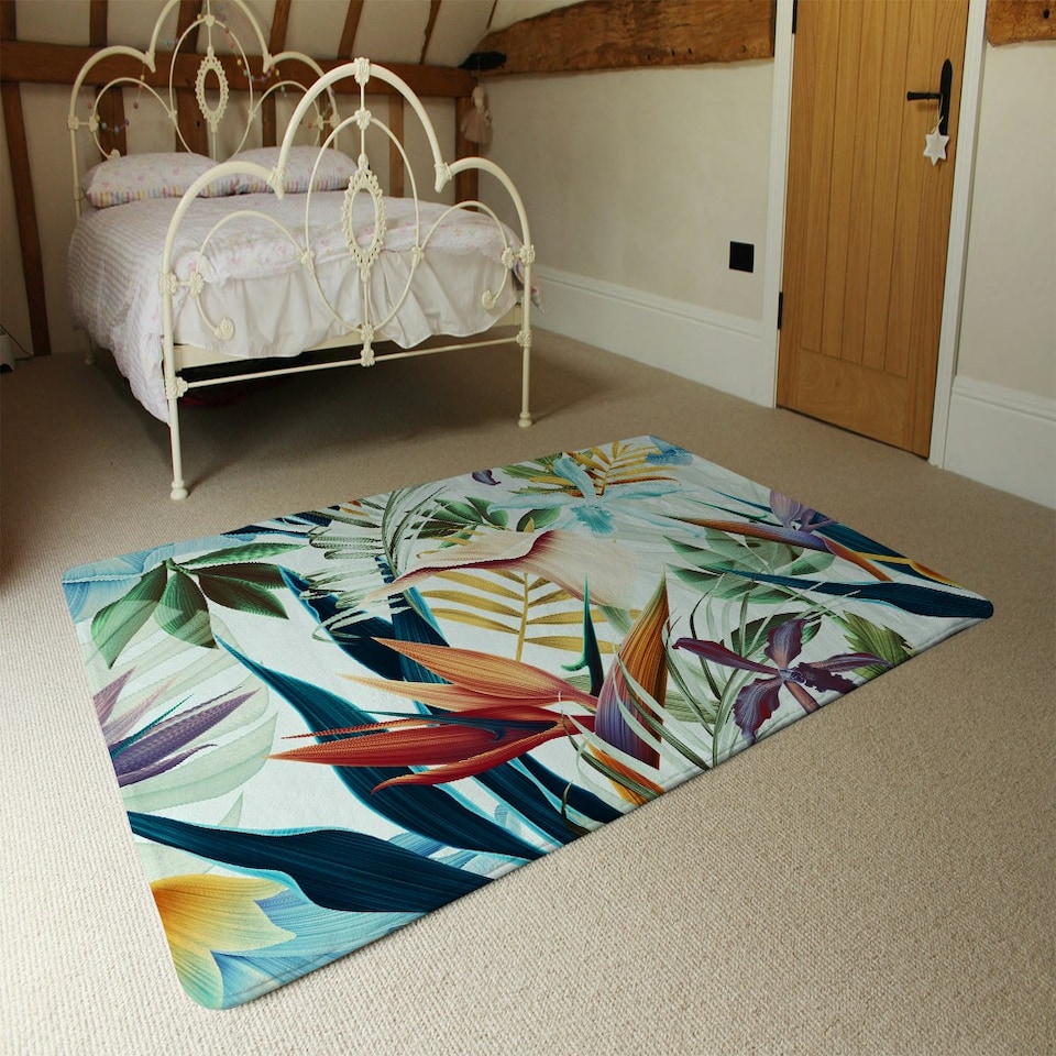 image 1 of Tropical Plants (Rug) Multi | Medium: 80x150cm