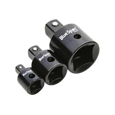 Bluespot Tools Impact Adaptor Set, 3 Piece - Multi Colour - One Size
