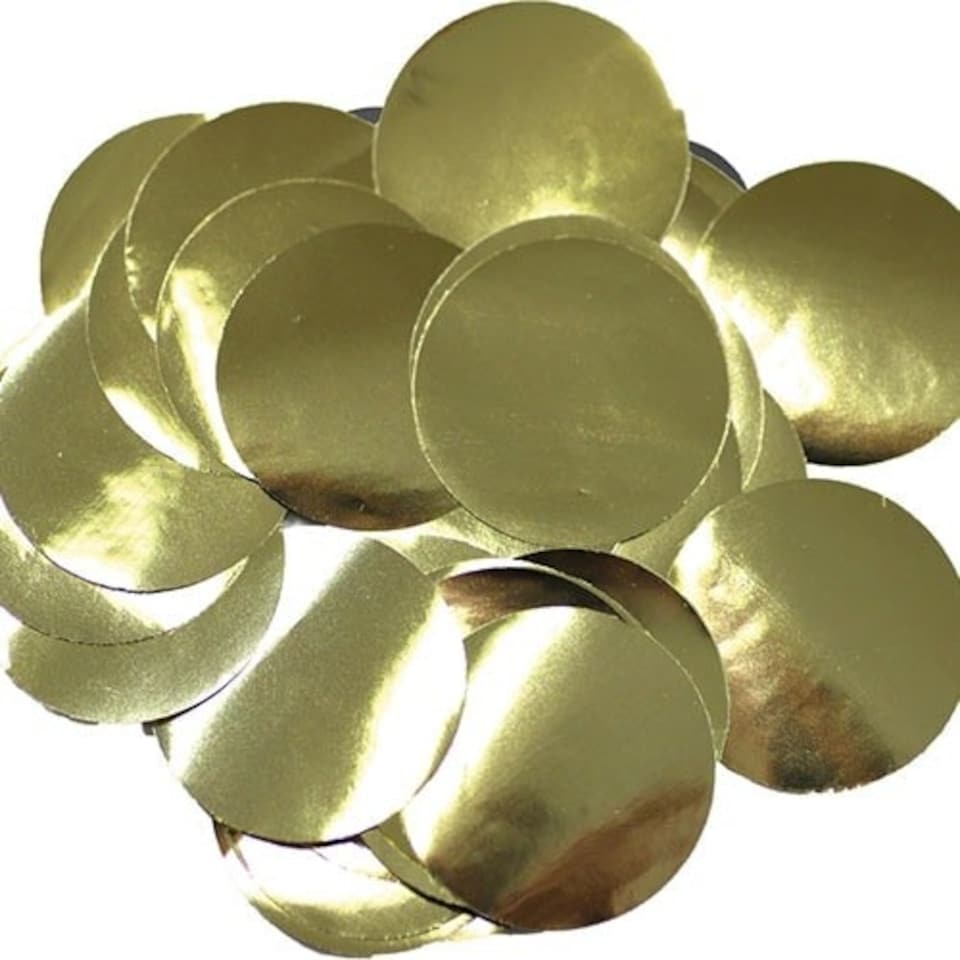 Gold 25mm Giant Round Foil Table Confetti 50g