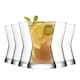 image 1 of LAV Derin Turkish Tea Glasses - 140ml - Clear - Pack of 6