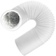 image 1 of SPARES2GO Universal Air Con Vent Hose PVC Aluminium Foil Insulated Portable Air Conditioner Duct Outlet Pipe (5" x 2.5m)
