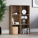image 1 of Vida Designs Durham 2x3 Cube Storage Bookcase Display Unit, Dark Wood