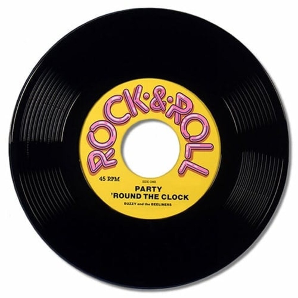 Rock And Roll Plastic Record - Single