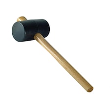 Faithfull Rubber Mallet - Black - 76mm (3in)