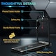 image 6 of HOMCOM 1.85HP Foldable Electric Treadmill Fitness Safety Lock LED screen-Black