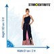 image 2 of Taylor Navy Jumpsuit Lifesize Cardboard Cutout with 6 Taylor Cardboard Face Masks